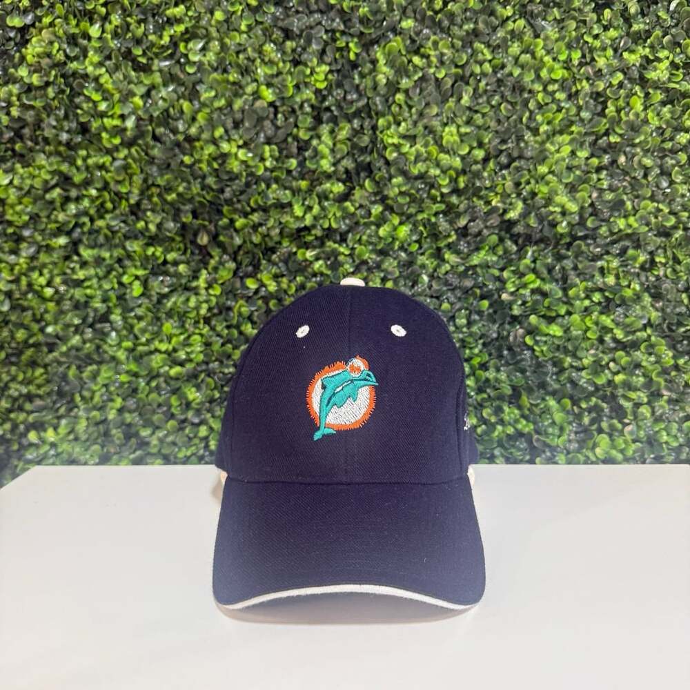 Miami Dolphins NFL Hat Cap Navy Blue Embroidered Logo